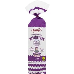Pan sin miga natural con chía bolsa 200 g - Daveiga Mariñeiras