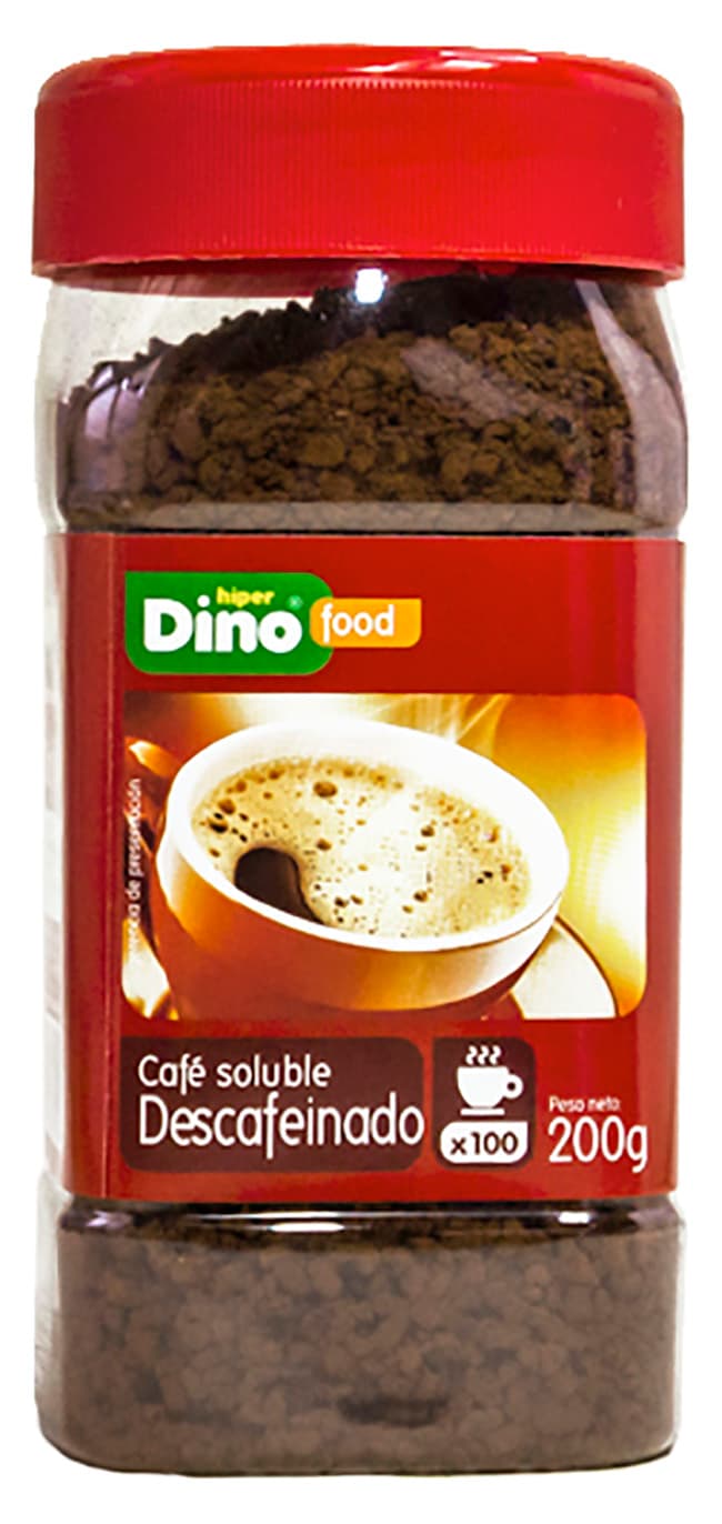 HiperDino café soluble descafeinado 200 g