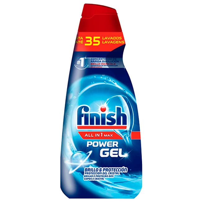 Finish lavavajillas máquina gel todo en 1 33 + 2 ud