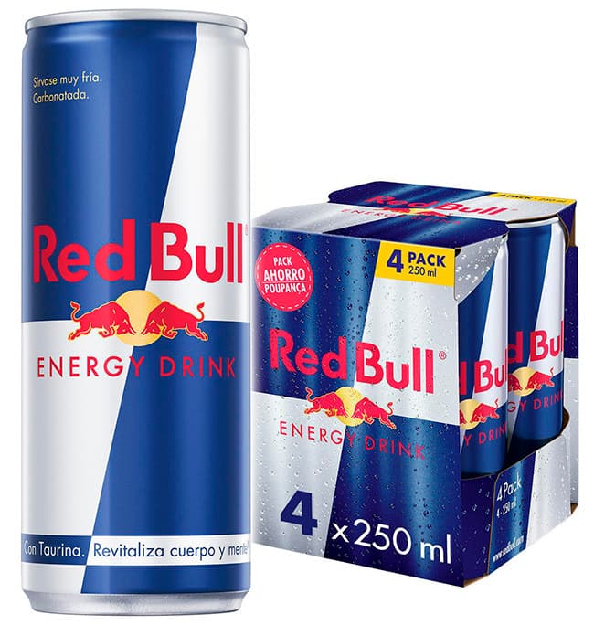 Red Bull bebida energética 4 x 25 cl