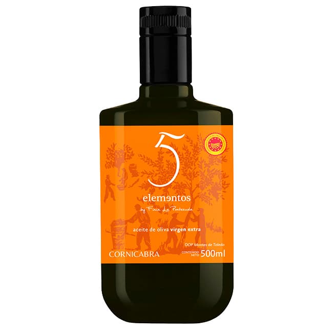 5 Elementos aceite de oliva 100 % cornicabra 500 ml