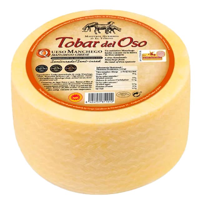 Tobar del Oso queso manchego semicurado kg