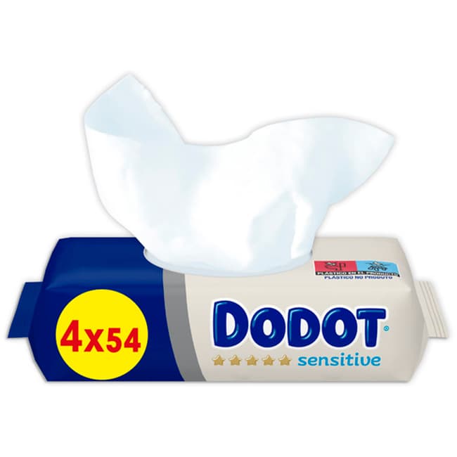 Dodot Sensitive toallitas recambio 216 ud