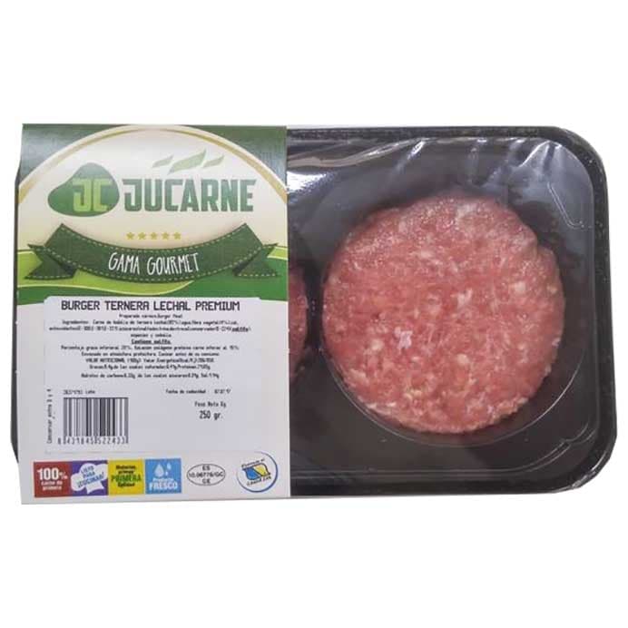 Hamburguesa ternera lechal premium 250 g