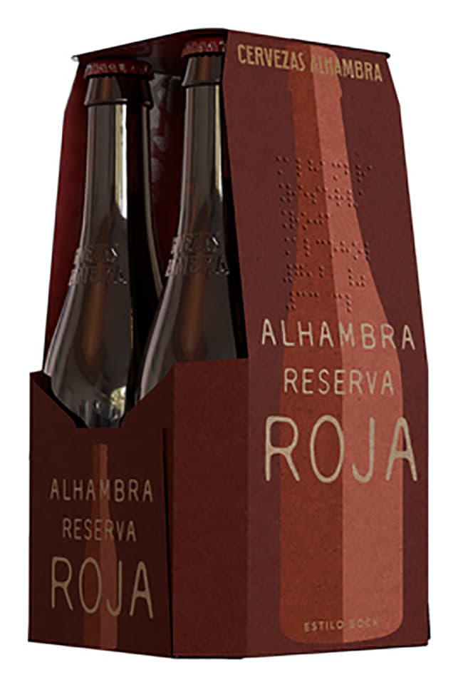 Alhambra cerveza reserva roja 4 x 33 cl