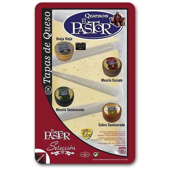 El Pastor surtido de quesos tapas 180 g