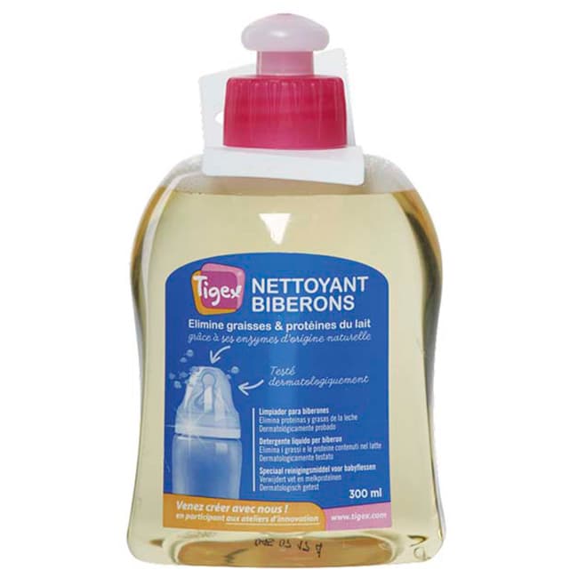 Tigex líquido limpiador para biberón