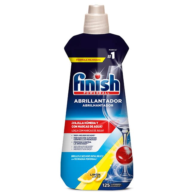 Finish abrillantador lavavajillas limón 500 ml