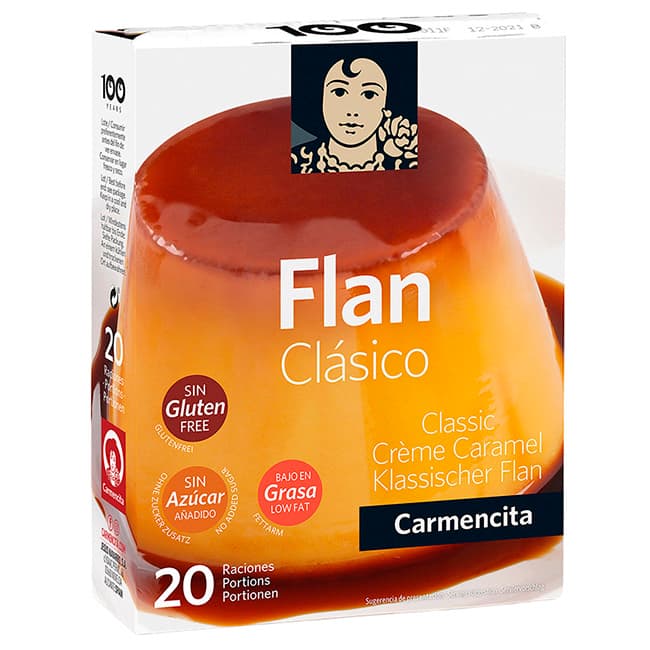 Carmencita flan vainilla 4 x 20 g
