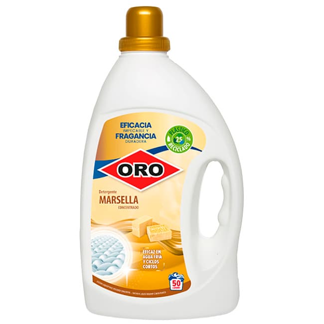 Oro detergente líquido marsella 50 lv