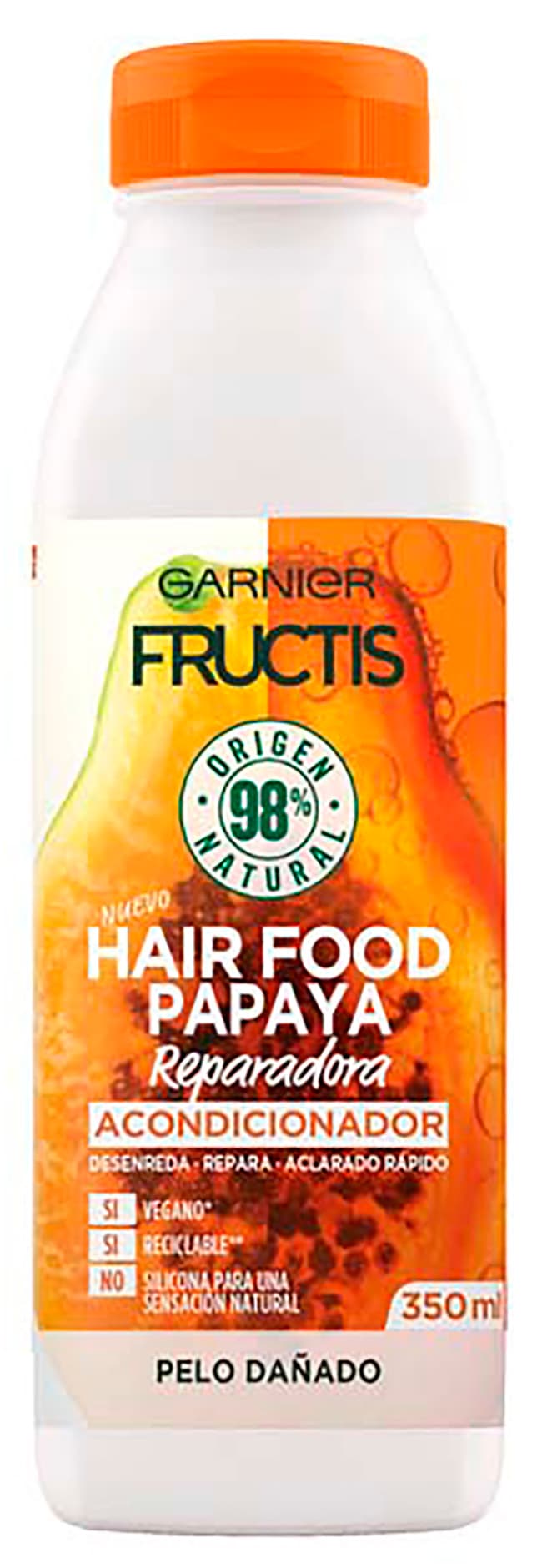 Garnier Fructis acondicionador hair food papaya reparadora 350 ml