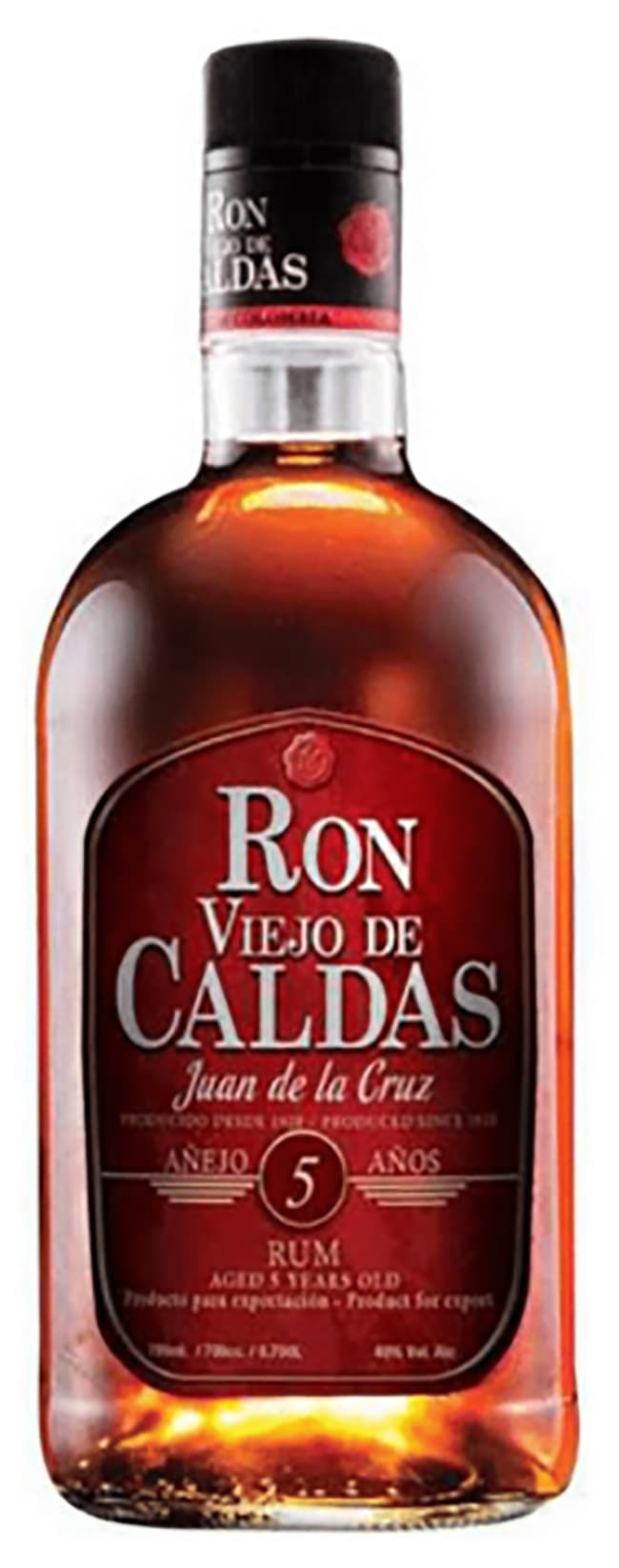 Viejo de caldas ron añejo 5 años 70 cl