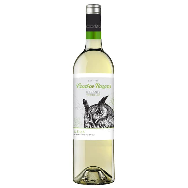 Cuatro Rayas vino blanco verdejo D.O. Rueda eco 75 cl