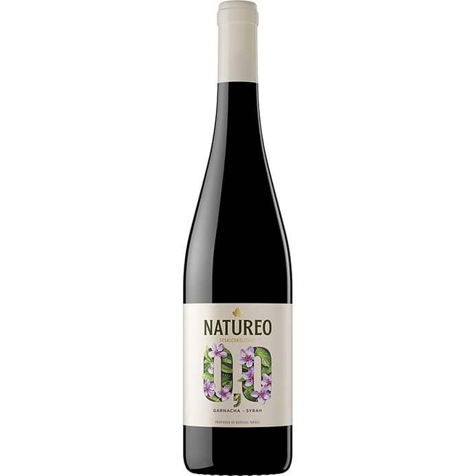 Natureo vino tinto sin alcohol 0,0 % 75 cl