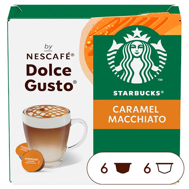 Starbucks Dolce Gusto café caramel macchiato 12 cápsulas