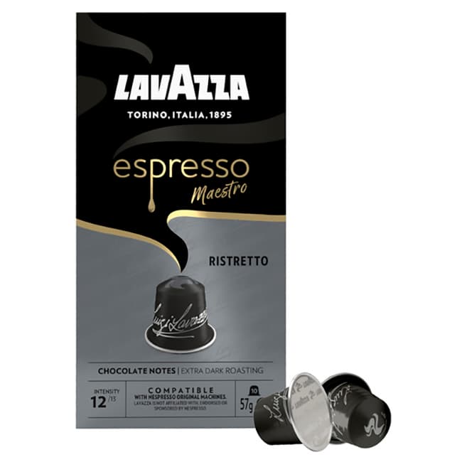 Lavazza café espresso ristretto 10 cápsulas
