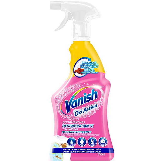 Vanish quitamanchas desengrasante spray 750 ml