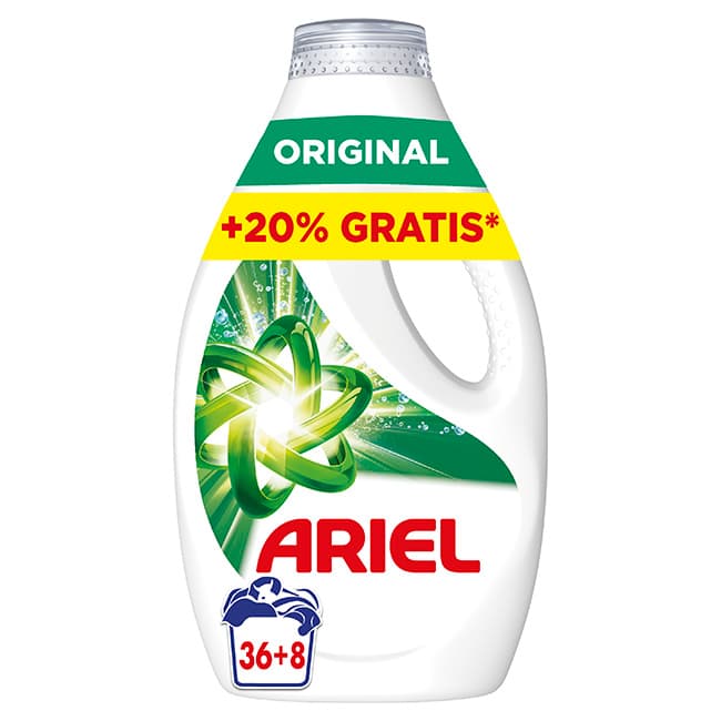Ariel detergente líquido original 44 lv