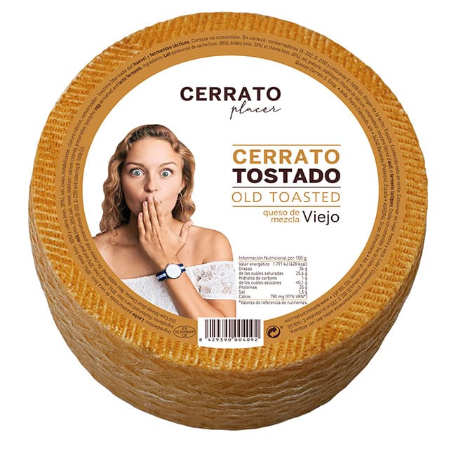 Cerrato queso mezcla tostado viejo kg