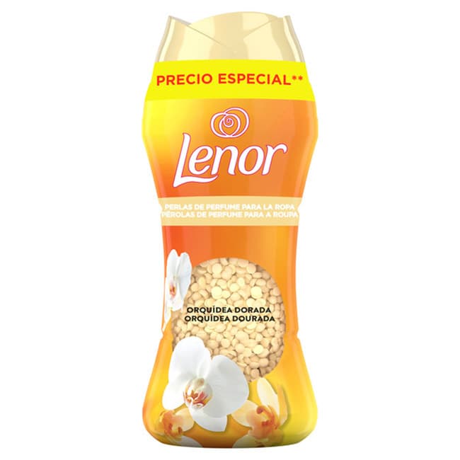Lenor classics perfumador perlas orquidea dorada 210 ml