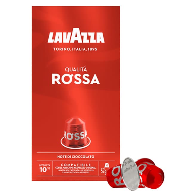 Lavazza café qualita rossa 10 cápsulas