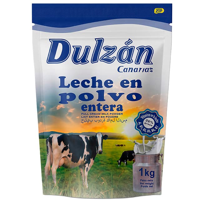 Dulzán leche en polvo entera 1 kg