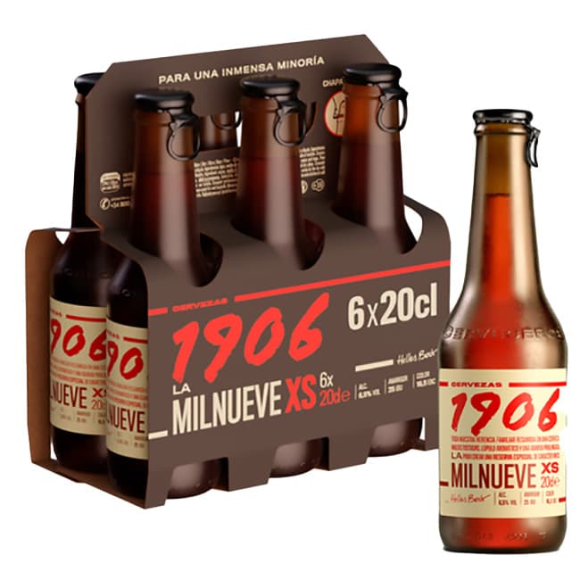 1906 cerveza reserva especial 6 x 20 cl