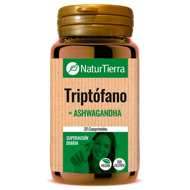 Naturtierra triptofano y ashwagandha 30 dosis