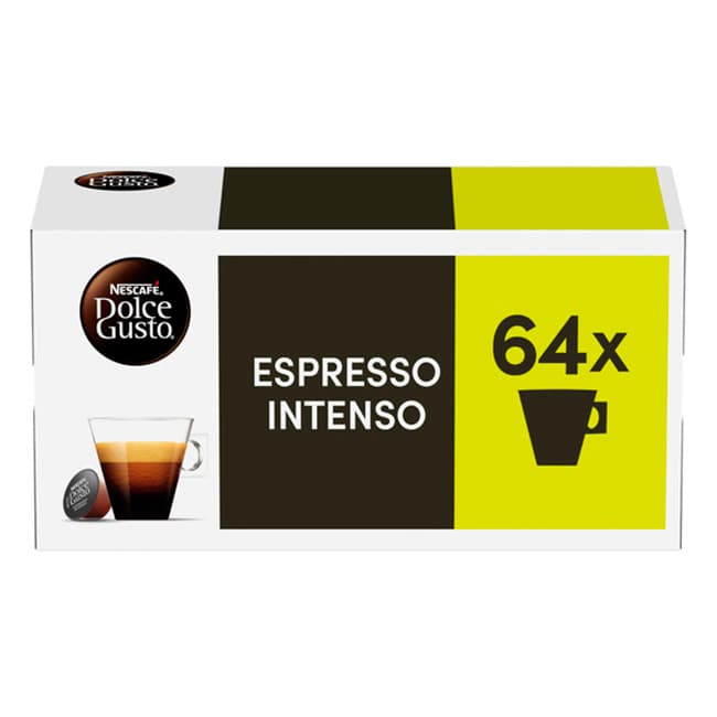 Nescafé Dolce Gusto café espresso intenso 64 cápsulas