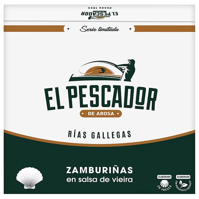 El Pescador de Arosa zamburiña en salsa vieira 120 g