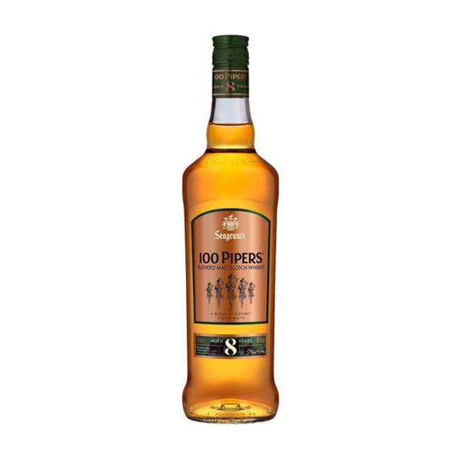 100 pipers 8 años whisky 70 cl.