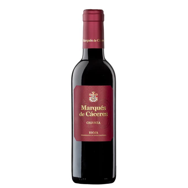 Marqués Cáceres vino tinto cosecha D.O Rioja 37,5 cl
