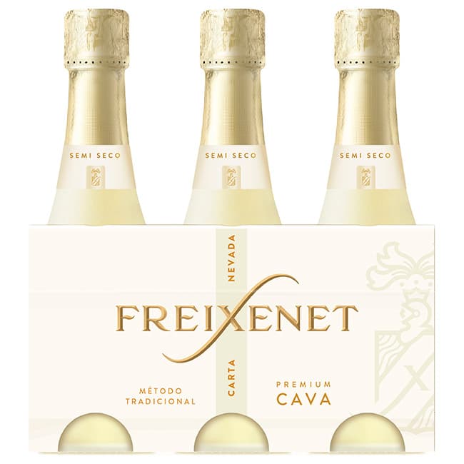 Freixenet cava mini nevada semi 3 x 20 cl