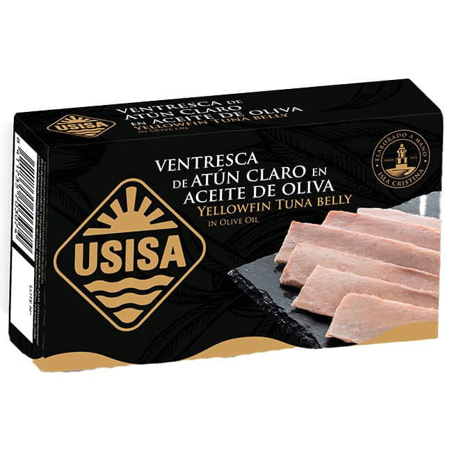 Usisa ventresca de atún claro en aceite de oliva 120 g