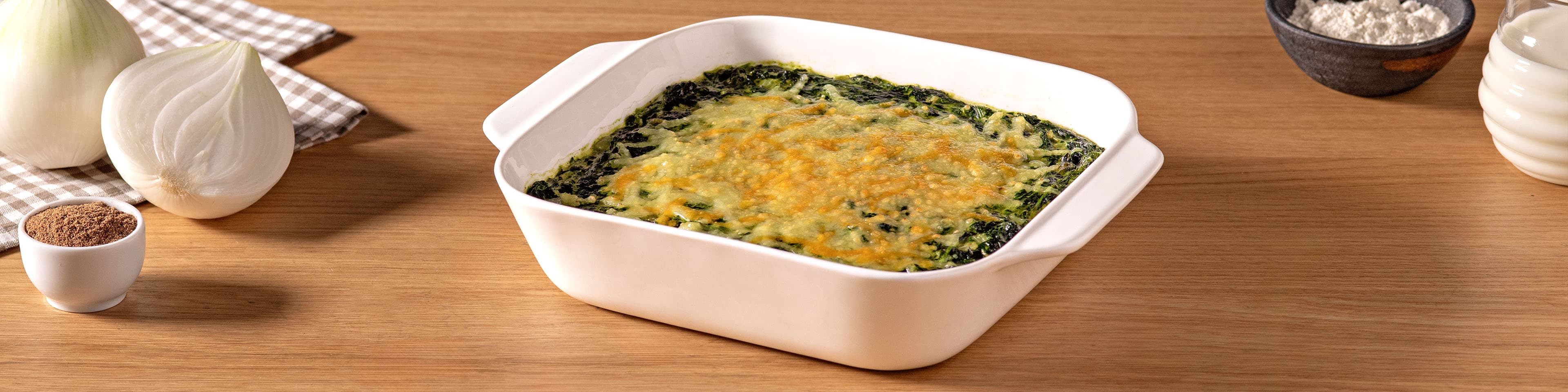 Espinacas gratinadas