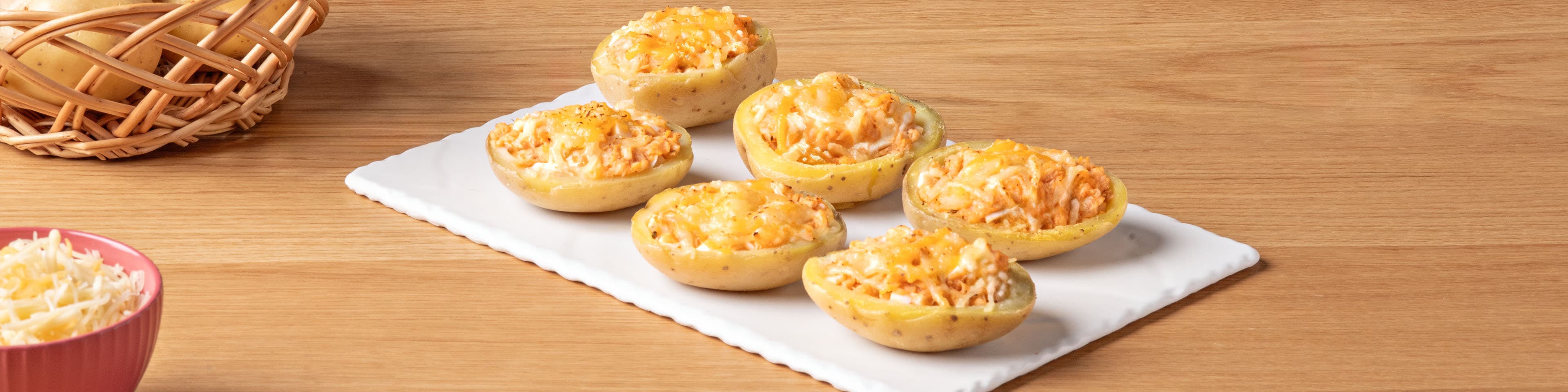 Patatas rellenas de atún