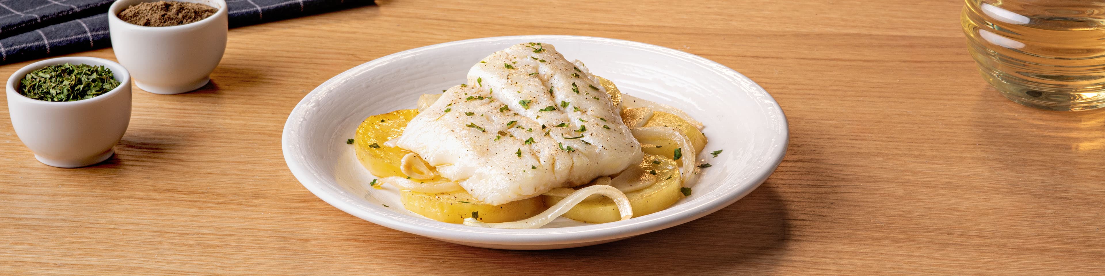 Merluza al horno