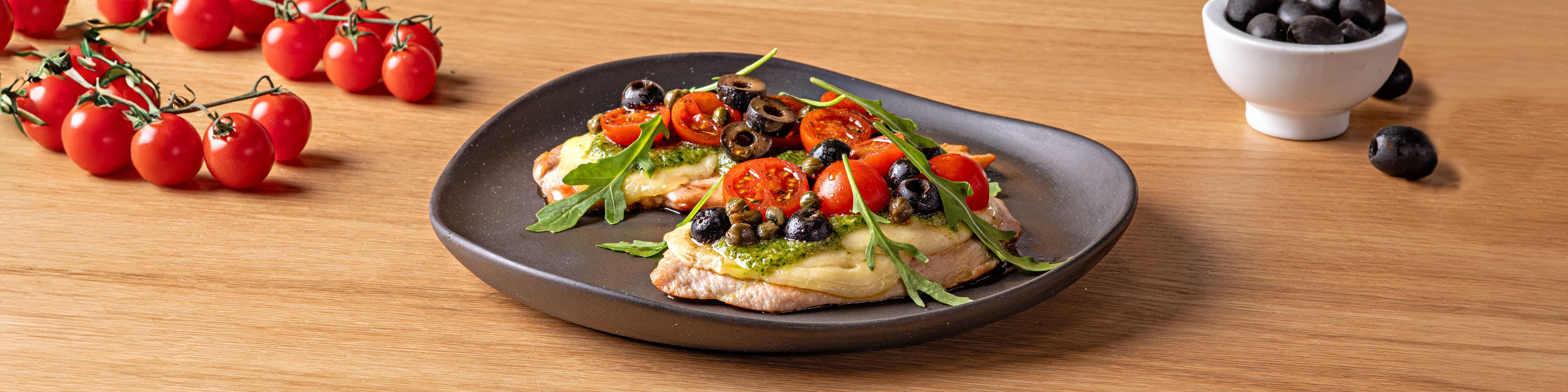 Bruschetta de pollo