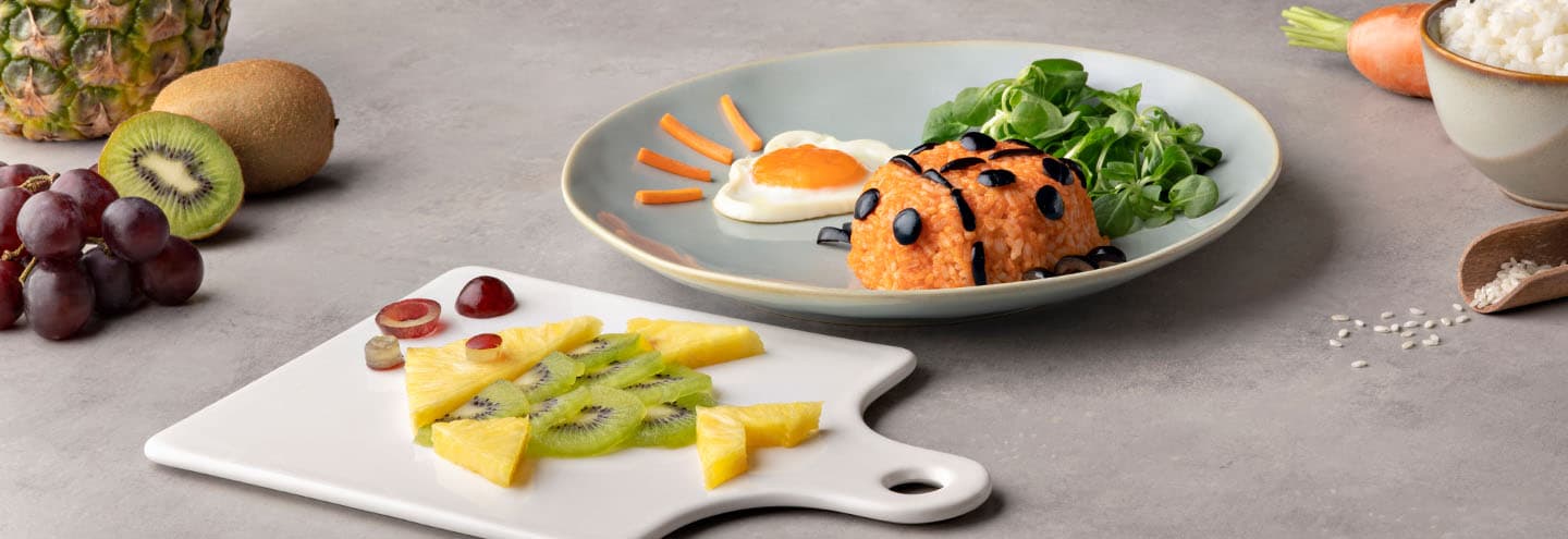 Cena divertida para niños