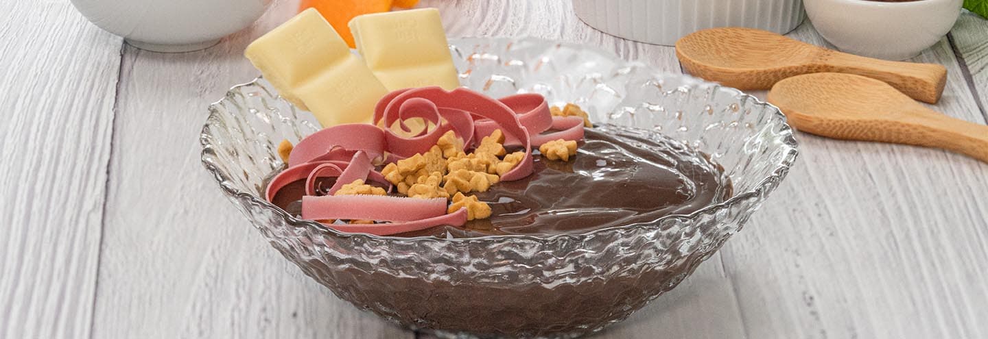 Natillas de gofio y cacao