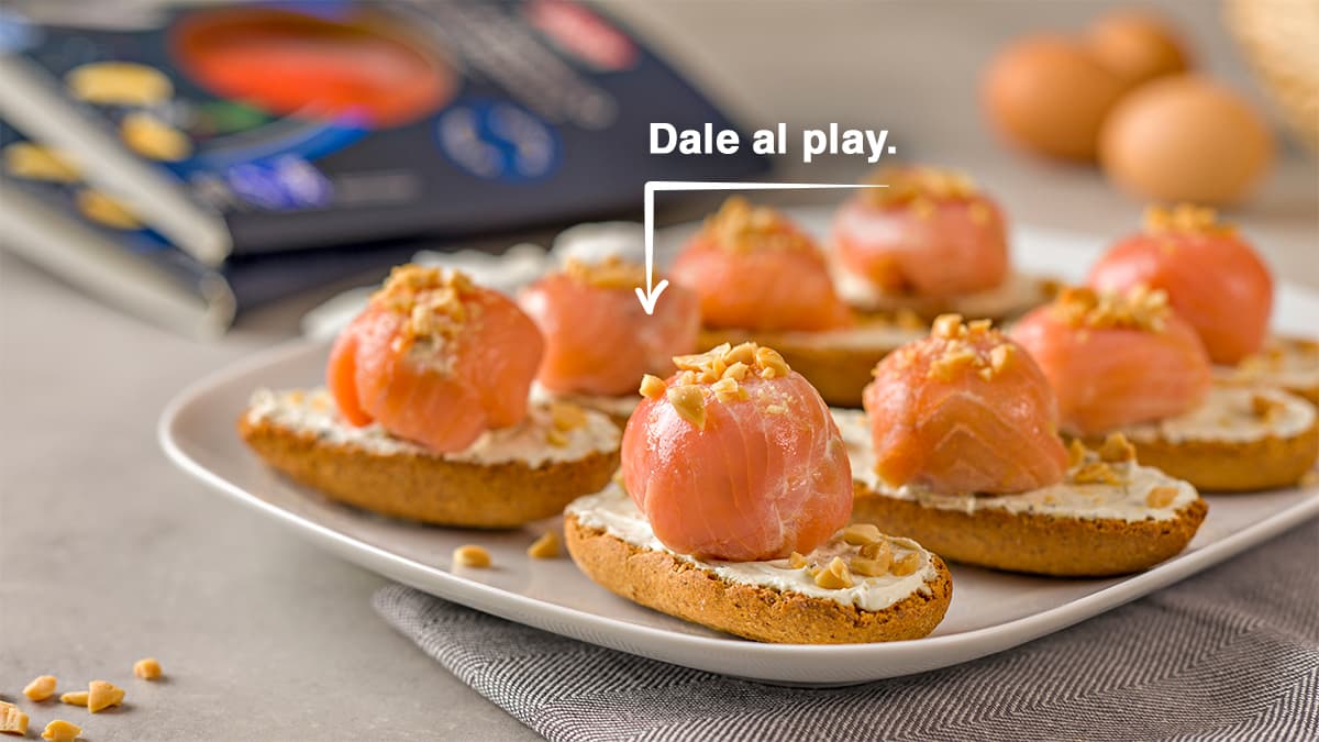 Bombones de salmón