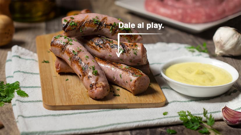Butifarra a la brasa con alioli