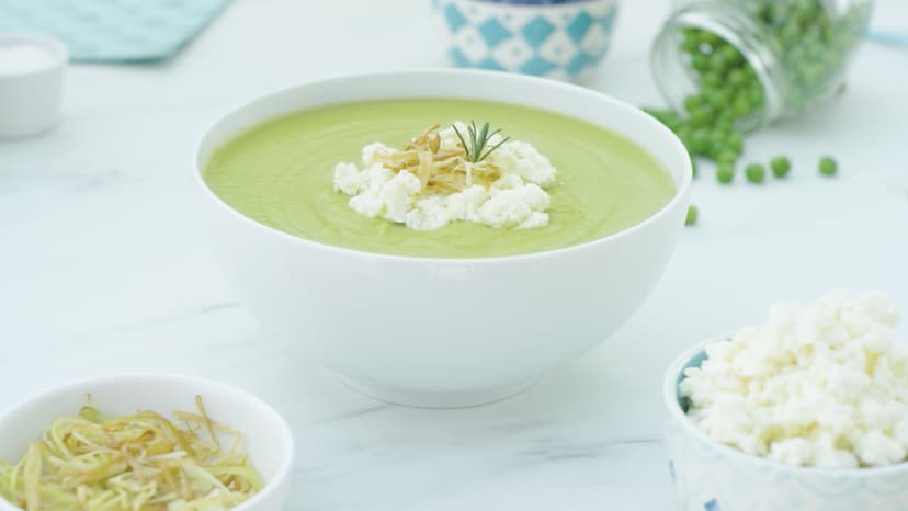 Crema de guisantes