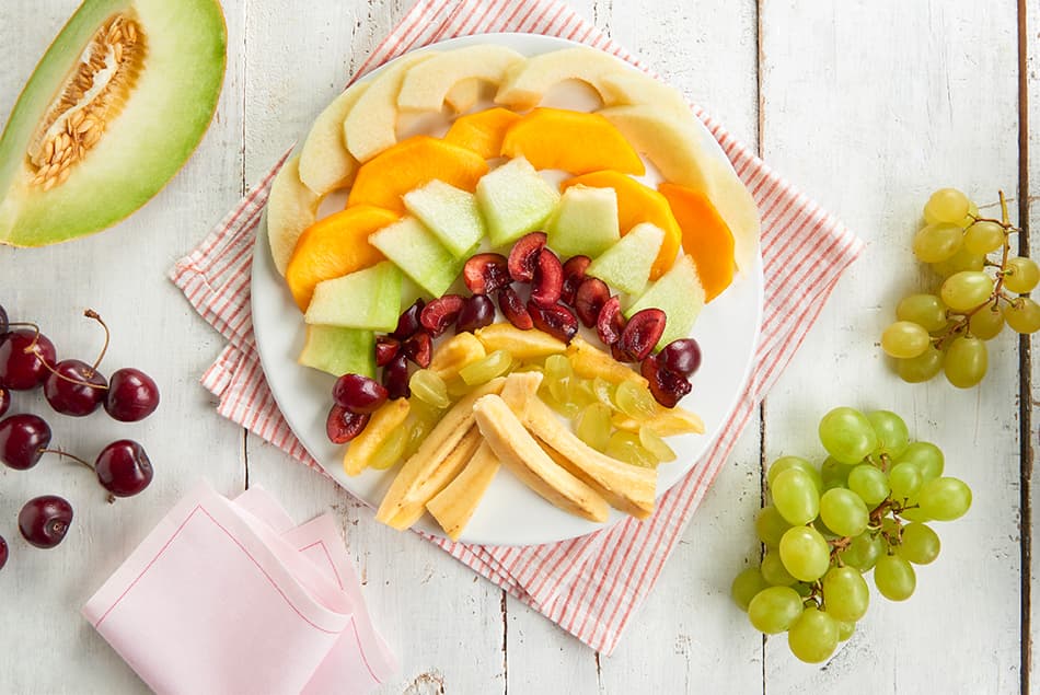 Ensalada de frutas para el Baby Led Weaning