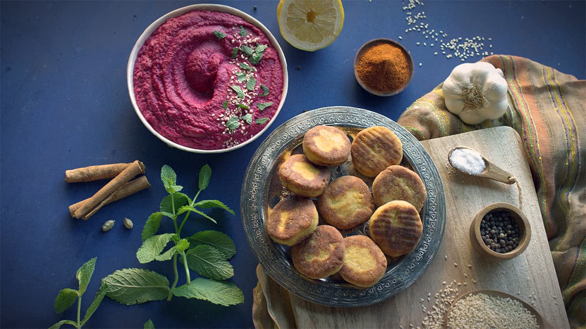 Falafel con hummus