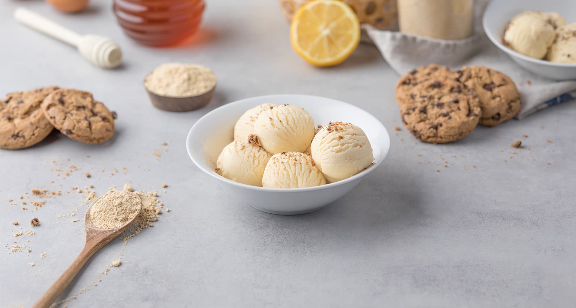 Helado de gofio