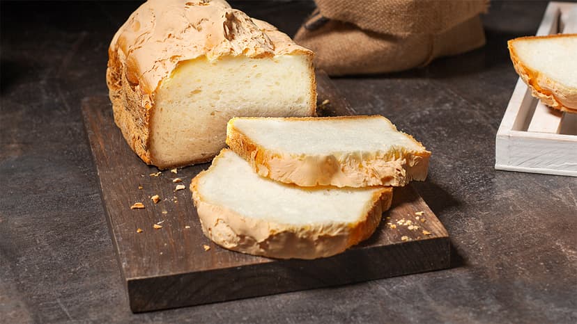 Pan de molde sin lactosa y sin gluten