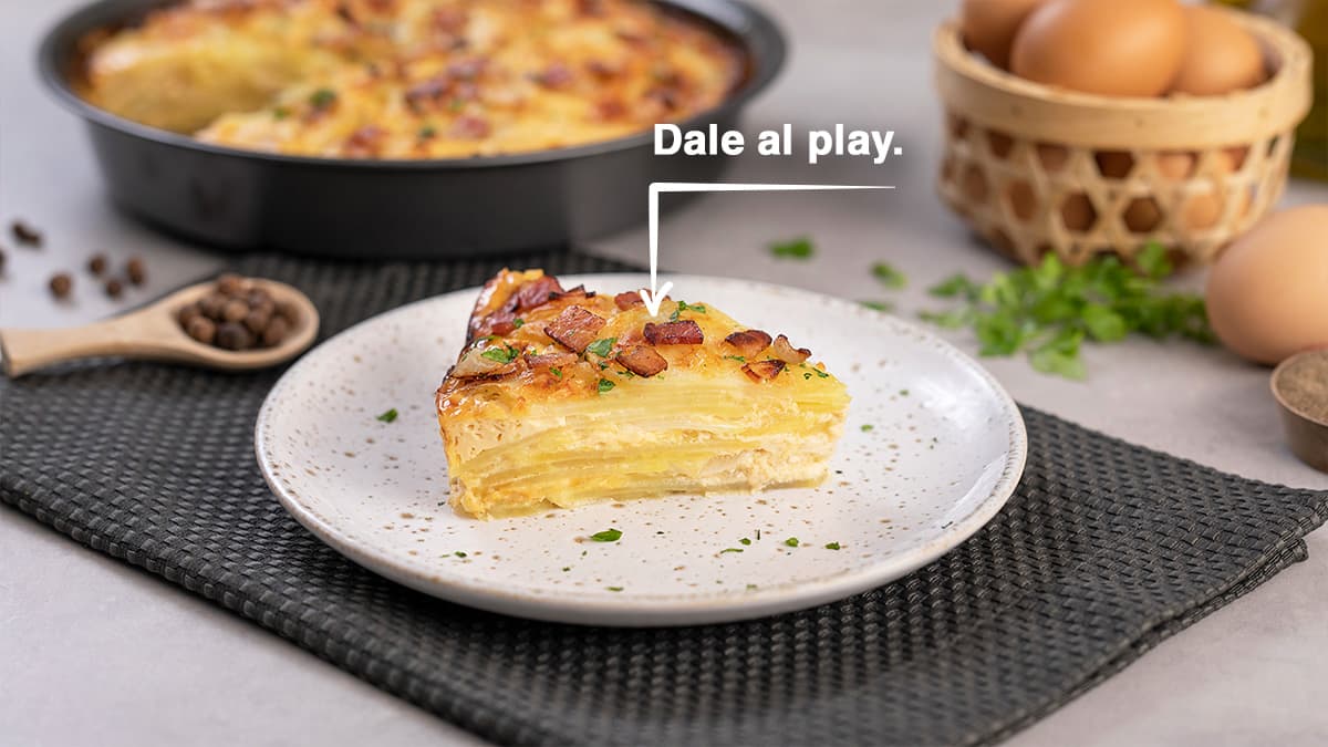 Patatas gratinadas