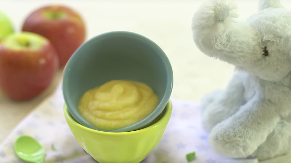 Puré de manzanas