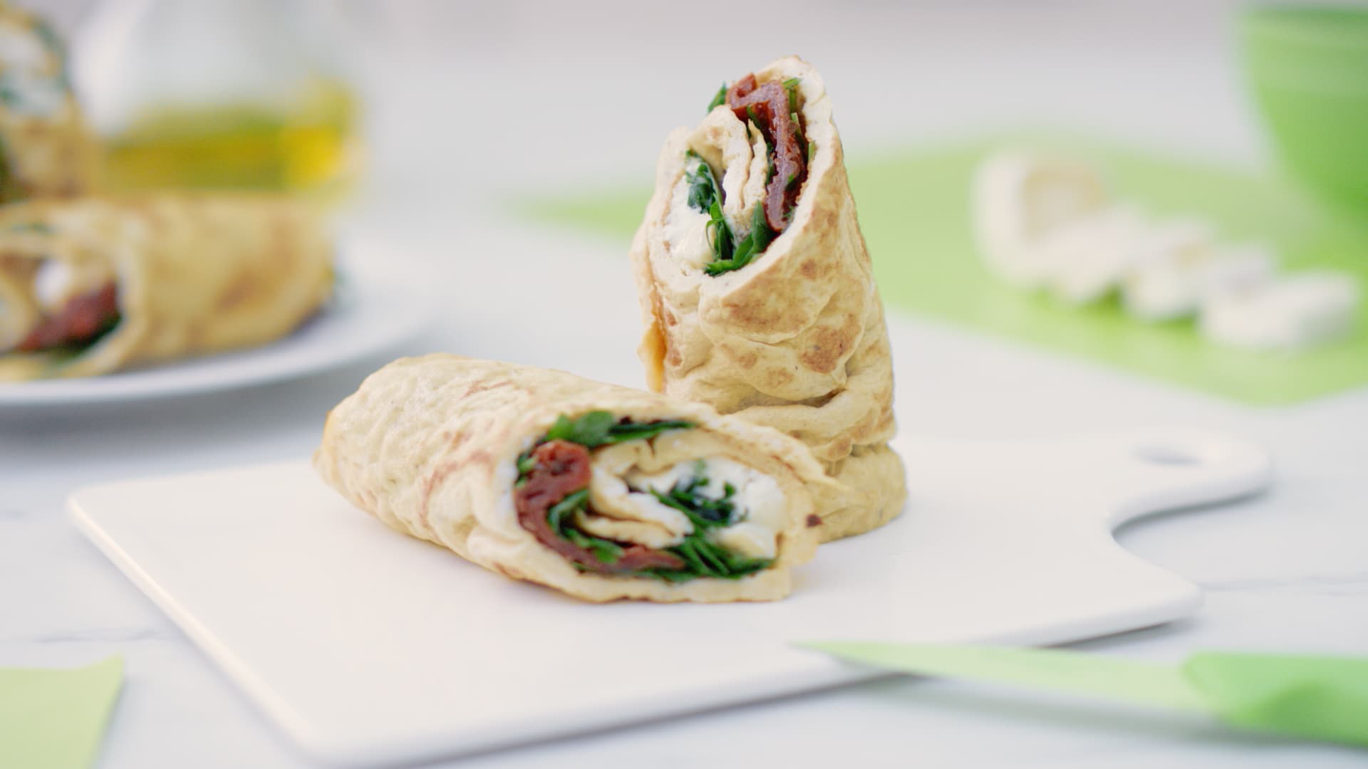 Rollitos de tortilla